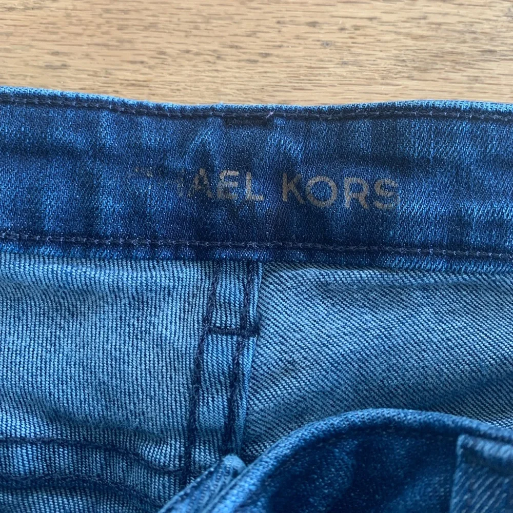 Michael Kors Zipper Pockets Skinny Leg Jean Blue‎ Med Wash Women’s 8 Preloved